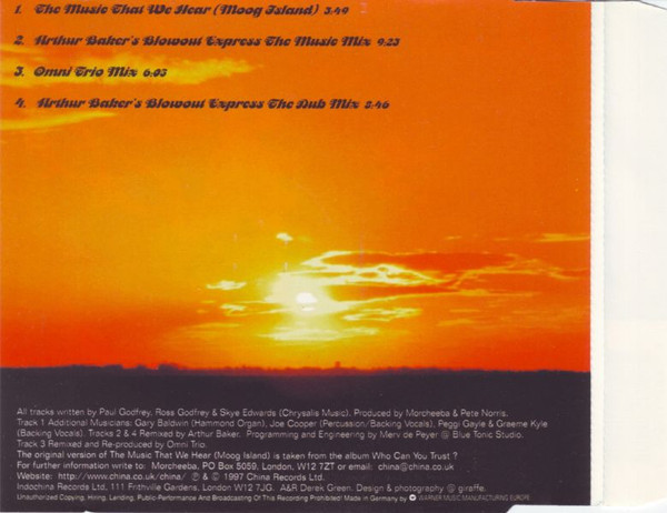 Morcheeba - The Music That We Hear (Moog Island) | China Records (0630-17702-2) - 3