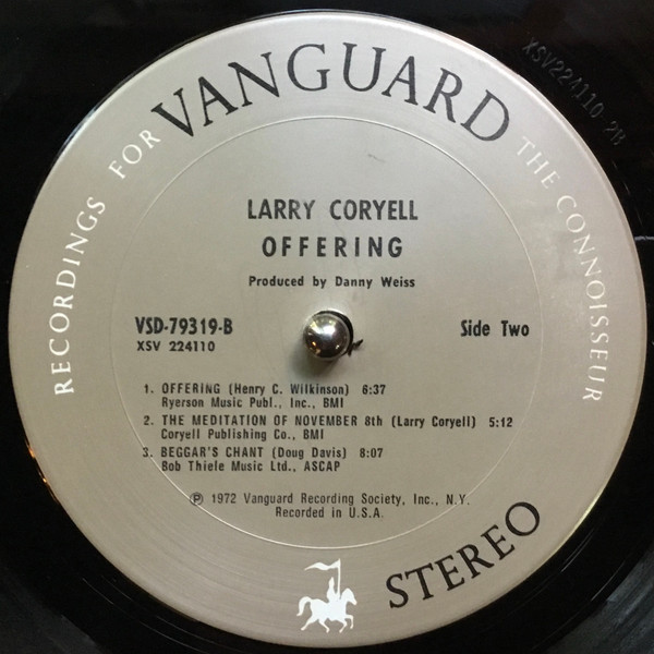 Larry Coryell - Offering [Vinyl] | Vanguard (VSD-79319) - 4