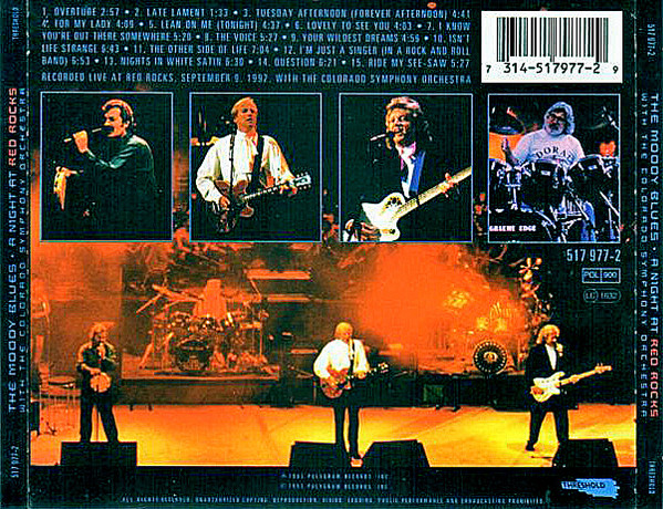 The Moody Blues - A Night At Red Rocks With The Colorado Symphony Orchestra | Threshold (517 977-2) - 2