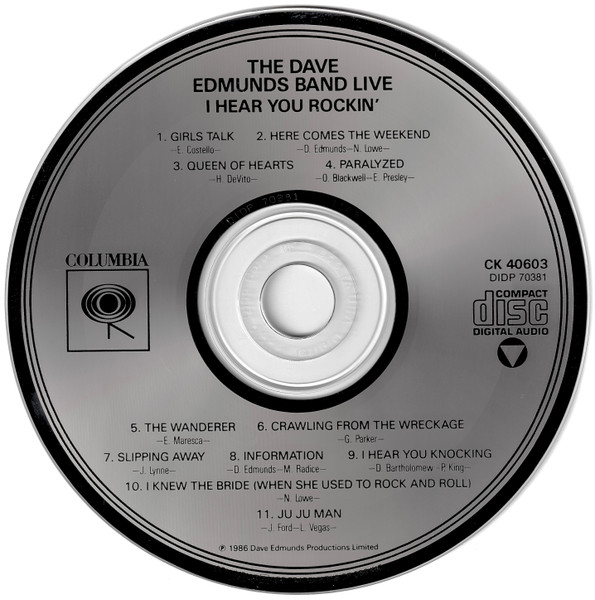The Dave Edmunds Band - I Hear You Rockin' | Columbia (CK 40603) - 3