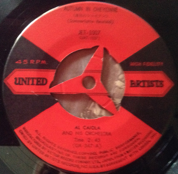 Al Caiola And His Orchestra - Autumn In Cheyenne / Bonanza | United Artists Records (JET-1007) - 3 Al Caiola And His Orchestra - Autumn In Cheyenne / Bonanza | United Artists Records (JET-1007) - 3