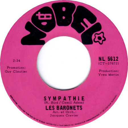 Les Baronets - Sympathie / Bon Matin Ma Rose | Nobel (NL 5612) - main