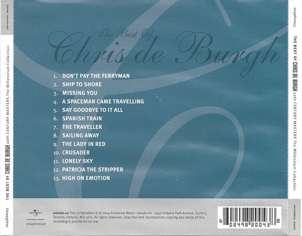 Chris de Burgh - The Best Of Chris De Burgh | Universal Music (0249820043) - 2