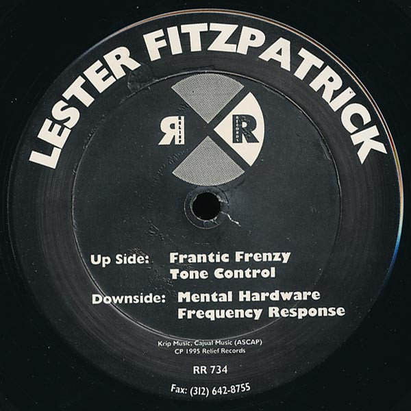 Lester Fitzpatrick - Frantic Frenzy | Relief Records (RR 734) - main Lester Fitzpatrick - Frantic Frenzy | Relief Records (RR 734) - main