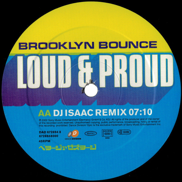 Brooklyn Bounce - Loud & Proud | Dance Division (DAD 672694 8) - 3