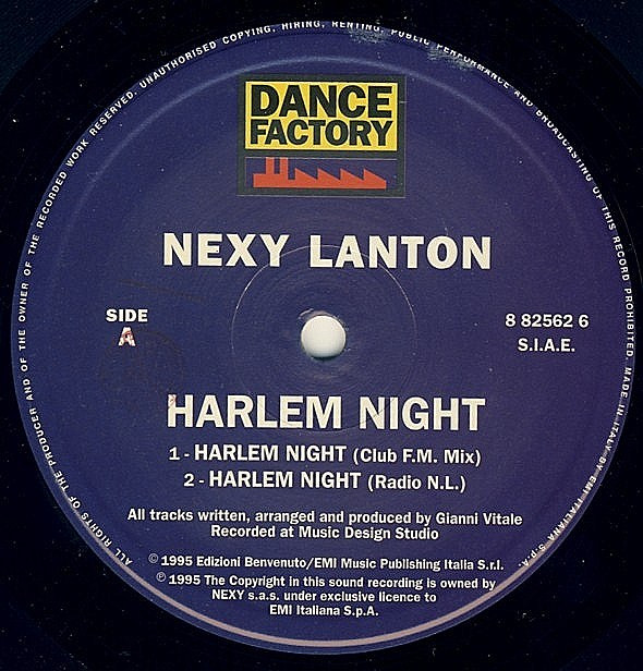 Nexy Lanton - Harlem Night | Dance Factory (8 82562 6) - 2