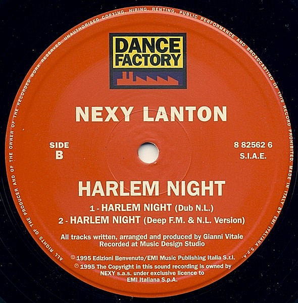 Nexy Lanton - Harlem Night | Dance Factory (8 82562 6) - 3