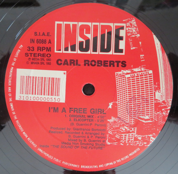 Carl Roberts - I'm A Free Girl | Inside (IN 6088) - main Carl Roberts - I'm A Free Girl | Inside (IN 6088) - main