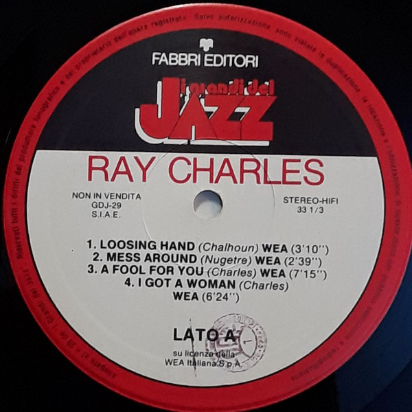 Ray Charles - Ray Charles | Fabbri Editori (GdJ 29) - 2 Ray Charles - Ray Charles | Fabbri Editori (GdJ 29) - 2