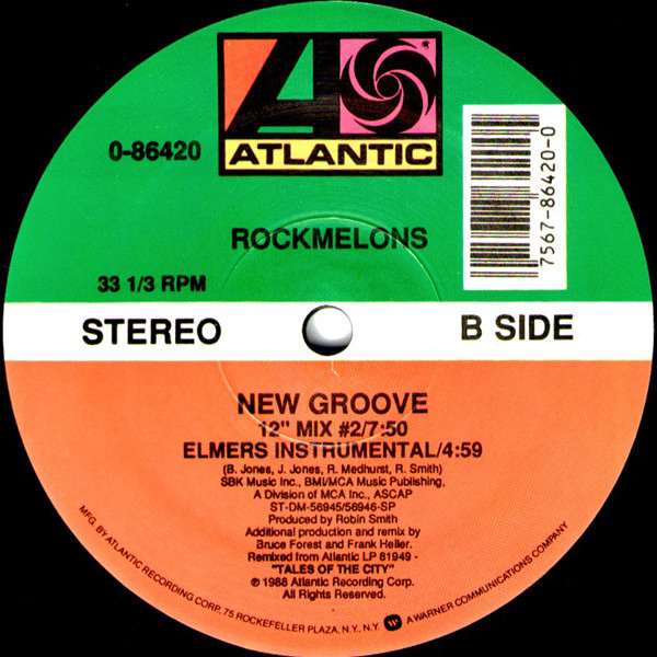The Rockmelons - New Groove | Atlantic (0-86420) - 3