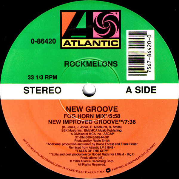 The Rockmelons - New Groove | Atlantic (0-86420) - 2