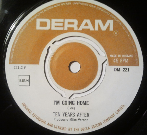 Ten Years After - I'm Going Home / Hear Me Calling | Deram (DM 221) - 3
