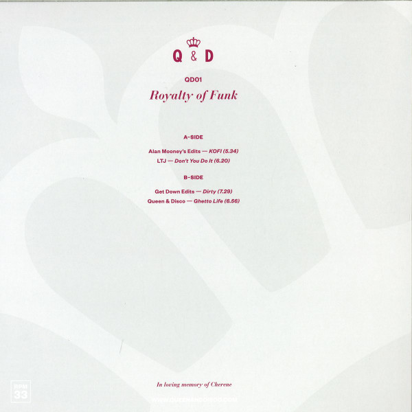 Various - Royalty Of Funk | Queen & Disco (QD01) - 2 Various - Royalty Of Funk | Queen & Disco (QD01) - 2