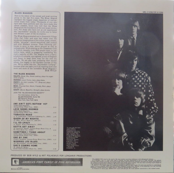 Blues Magoos - Psychedelic Lollipop | Mercury (SR 61096) - 2 Blues Magoos - Psychedelic Lollipop | Mercury (SR 61096) - 2