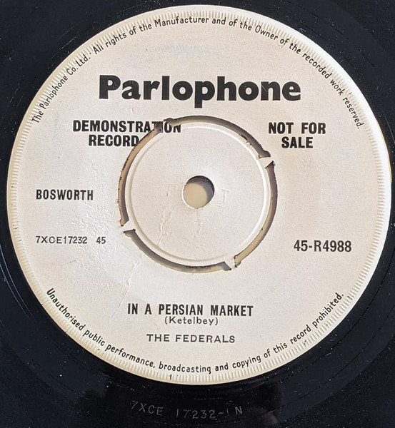 The Federals - Brazil | Parlophone (45-R4988) - 2