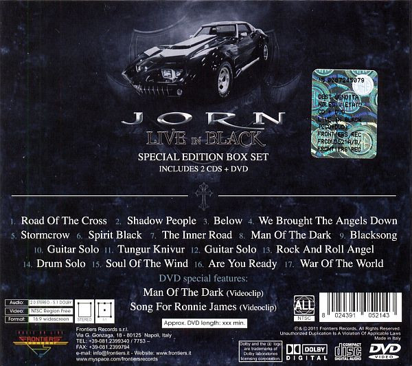 Jorn - Live In Black | Frontiers Records (FR CDVD 521) - 3 Jorn - Live In Black | Frontiers Records (FR CDVD 521) - 3