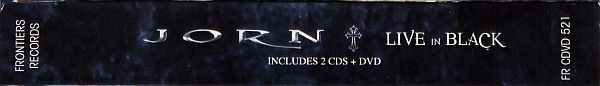 Jorn - Live In Black | Frontiers Records (FR CDVD 521) - 2 Jorn - Live In Black | Frontiers Records (FR CDVD 521) - 2