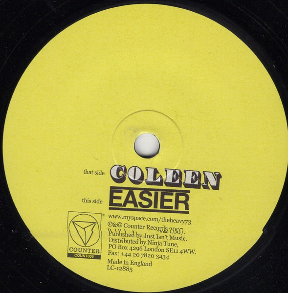 The Heavy - Coleen | Counter Records (COUNT006) - 4