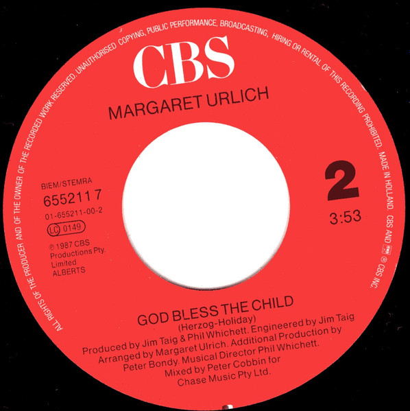 Margaret Urlich - Escaping | CBS (655211 7) - 4