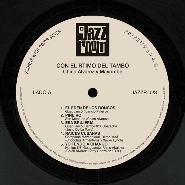Orquesta Mayómbe Canta Chico Alvarez - Con El Ritmo Del Tambó | Jazz Room Records (JAZZR-023) - 2