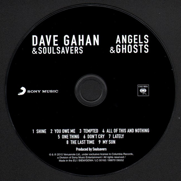 Dave Gahan & The Soulsavers - Angels & Ghosts | Columbia (88875136552) - 2 Dave Gahan & The Soulsavers - Angels & Ghosts | Columbia (88875136552) - 2