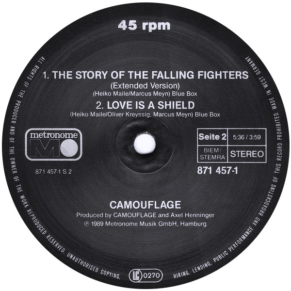 Camouflage - Love Is A Shield | Metronome (871 457-1) - 4 Camouflage - Love Is A Shield | Metronome (871 457-1) - 4