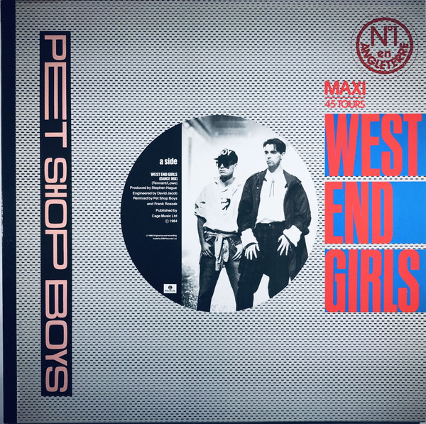 Pet Shop Boys - West End Girls | Parlophone (1565286) - main Pet Shop Boys - West End Girls | Parlophone (1565286) - main
