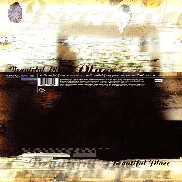 Paul van Dyk - Beautiful Place | Deviant Records (DVNT15X) - 2
