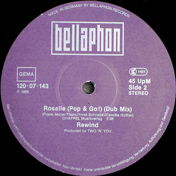 Rewind - Rosalie (Pop & Go!) | Bellaphon (120·07·143) - 4