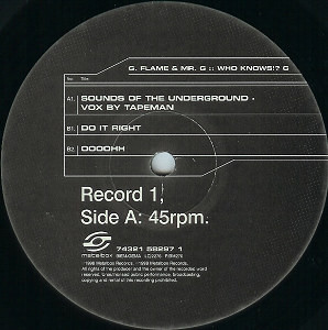G Flame & Mr. G - Who Knows !? G | Metalbox (74321 58297 1) - 2