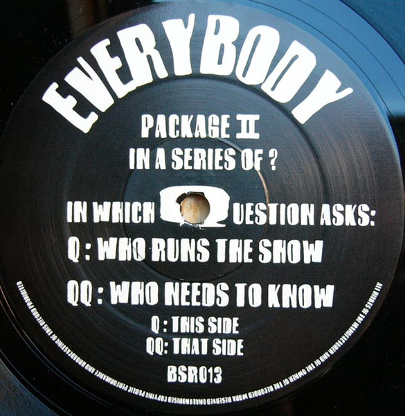 The Question - Everybody | Black Sunshine Records (BSR 013) - 3