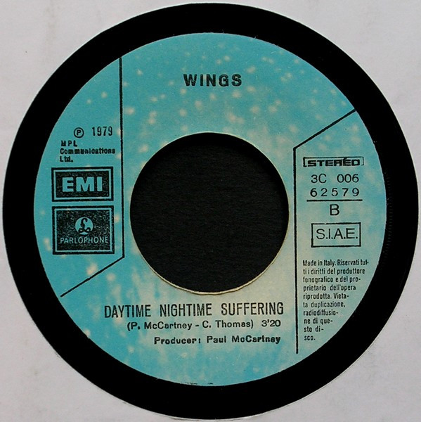 Wings - Goodnight Tonight / Daytime Nightime Suffering | Parlophone (3C 006-62579) - 4