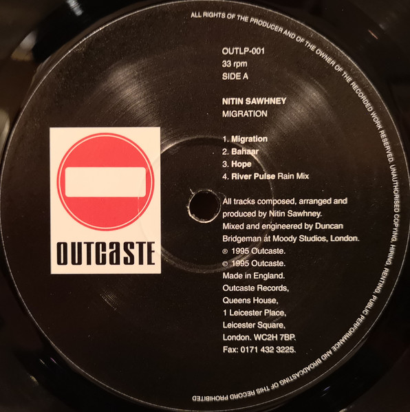 Nitin Sawhney - Migration | Outcaste Records (CASTE LP 001) - 3