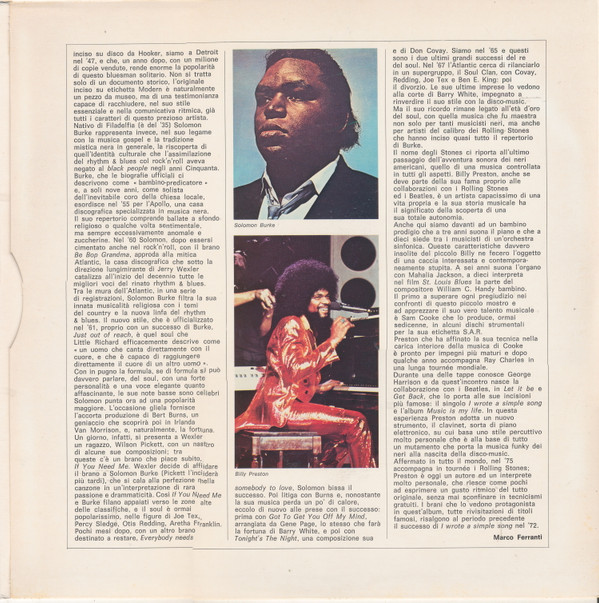 Various - Billy Preston / Solomon Burke / John Lee Hooker | Curcio (GSR - 6) - 3