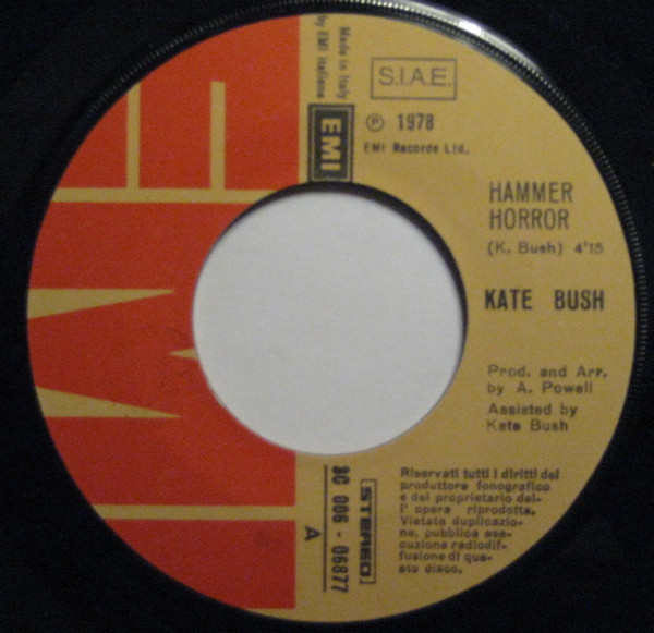 Kate Bush - Hammer Horror | EMI (3C 006-06877) - 3