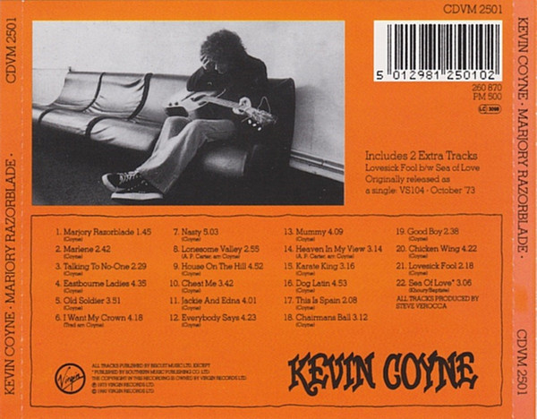 Kevin Coyne - Marjory Razorblade CD | Virgin (CDVM 2501) - 2 Kevin Coyne - Marjory Razorblade CD | Virgin (CDVM 2501) - 2