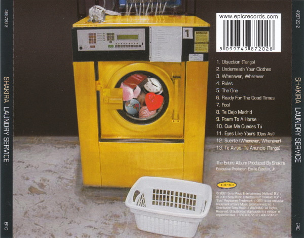 Shakira - Laundry Service | Epic (EPC 498720 2) - 2