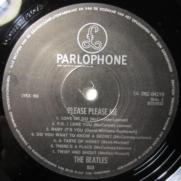 The Beatles - Please Please Me | Parlophone (1A 062-04219) - 4 The Beatles - Please Please Me | Parlophone (1A 062-04219) - 4