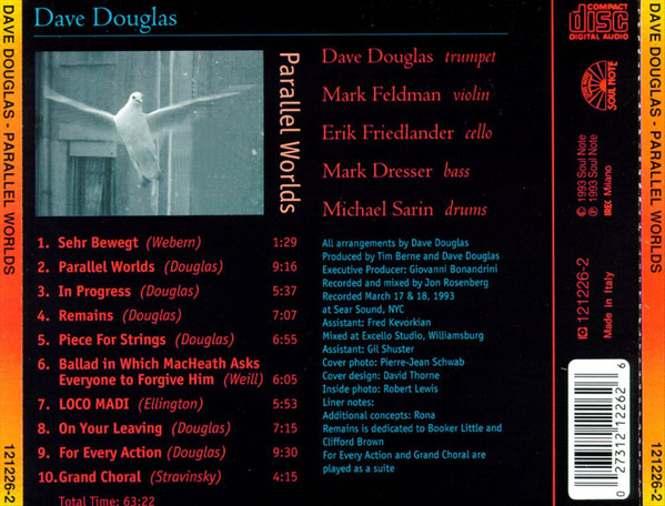 Dave Douglas - Parallel Worlds | Soul Note (121226-2) - main