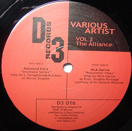 Raimond Ford / Wla Garcia - Vol. 2 The Alliance | D3 (D3 016)
