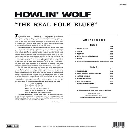Howlin' Wolf - The Real Folk Blues | Dolchess (DOL1502H) - 2 Howlin' Wolf - The Real Folk Blues | Dolchess (DOL1502H) - 2