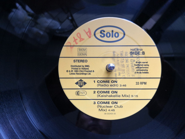 Solo - Come On! '93 Mixes | Jive (74321 167331) - 4