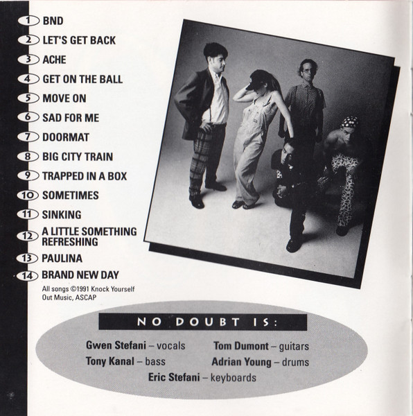 No Doubt - No Doubt | Interscope Records (CINTD 92109) - 4 No Doubt - No Doubt | Interscope Records (CINTD 92109) - 4