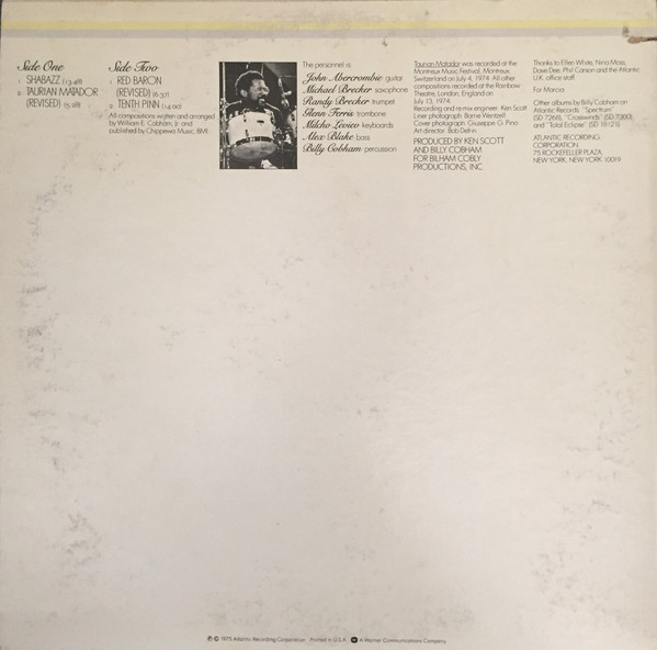 Billy Cobham - Shabazz | Atlantic (SD 18139) - 2 Billy Cobham - Shabazz | Atlantic (SD 18139) - 2