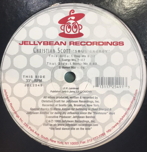 Christian Scott - Soul Energy | Jellybean Recordings (JEL 2549)