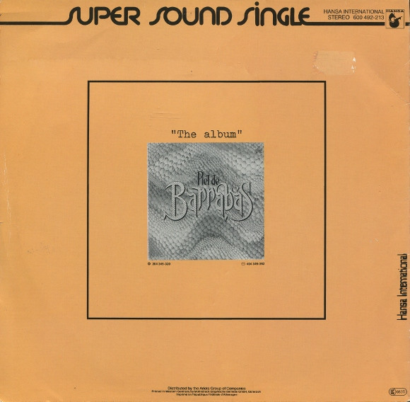 Barrabas - On The Road Again (Long Version) | Hansa International (600 492) - 2 Barrabas - On The Road Again (Long Version) | Hansa International (600 492) - 2