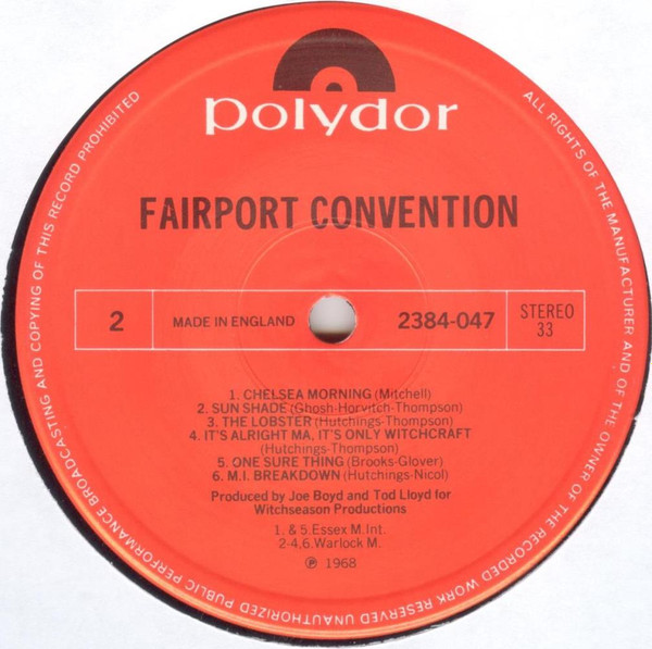 Fairport Convention - Fairport Convention | Polydor (2384 047) - 4