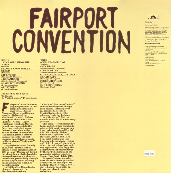 Fairport Convention - Fairport Convention | Polydor (2384 047) - 2