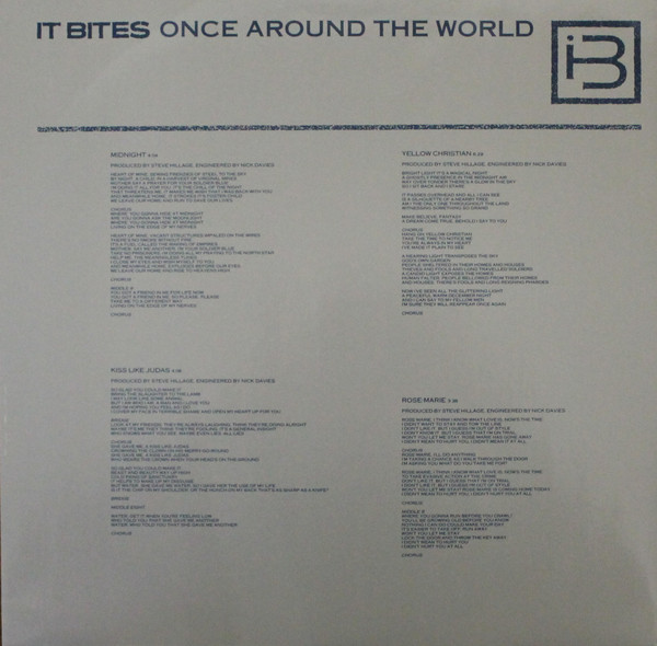 It Bites - Once Around The World | Virgin (V2456) - 3
