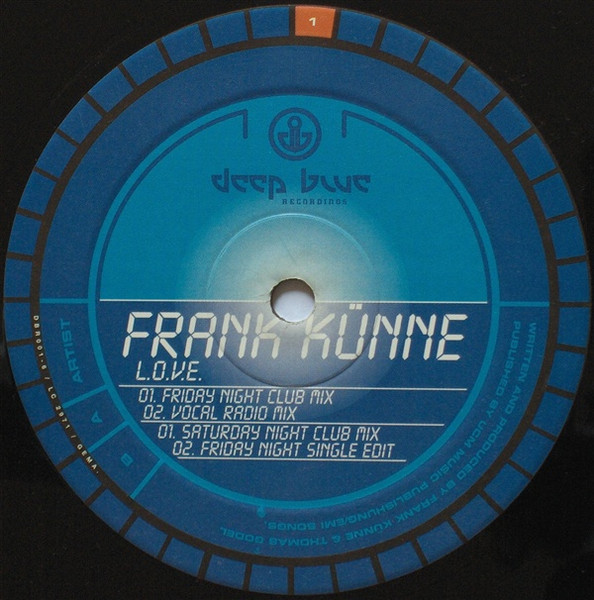 Frank Künne - L.O.V.E. | Deep Blue Recordings (DBR001-6) - main